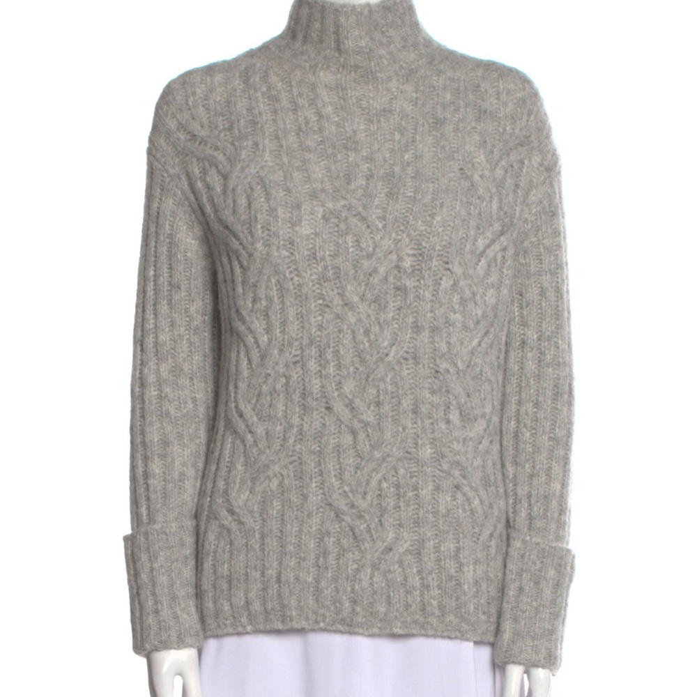 Vince Alpaca Cable Chunky Sweater